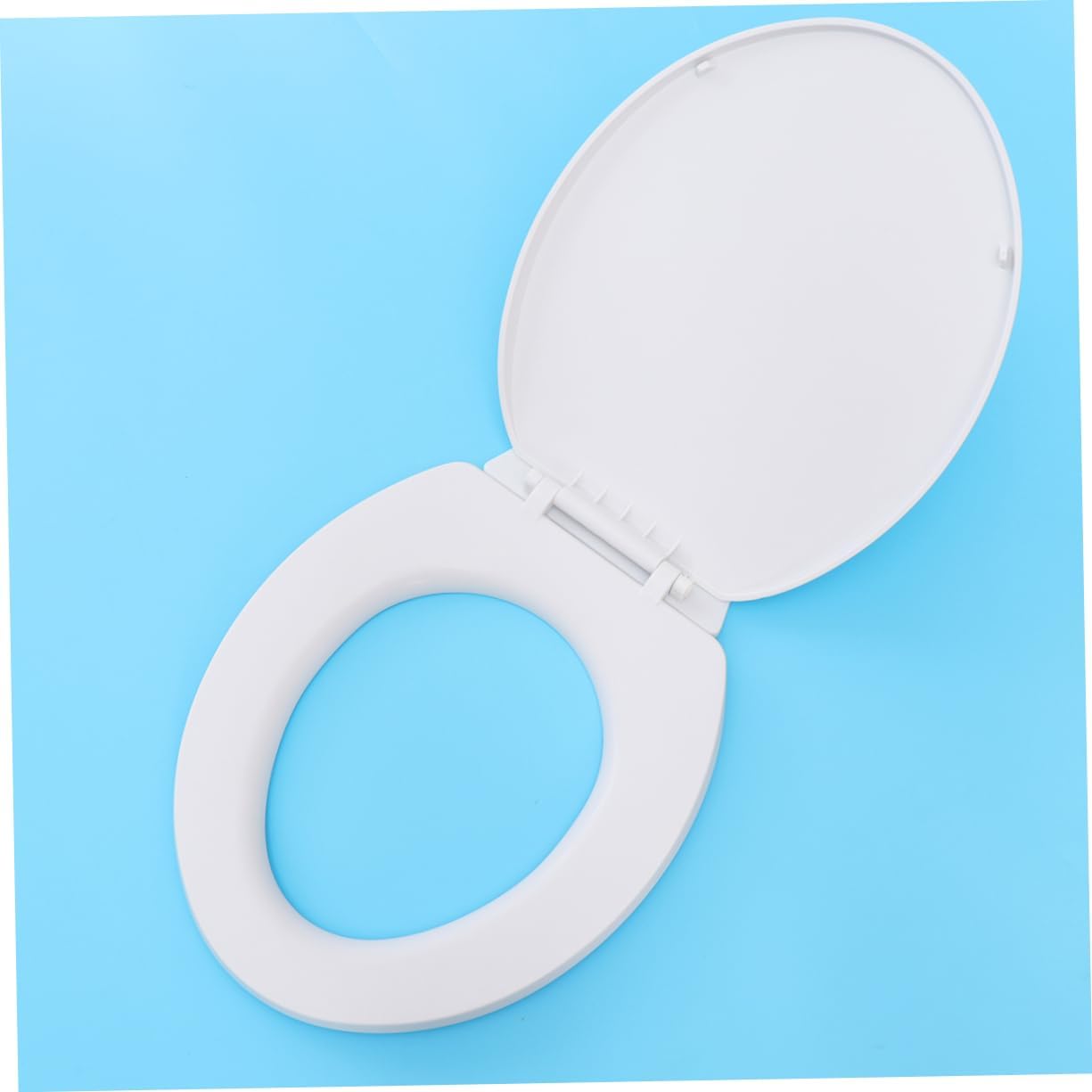 Elongated Toilet Seat Cover Plate Comfortable Lid for Bathroom Easy to Clean Fade Resistant