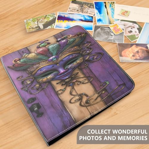 Álbum de Fotos Adhesivo DIY Scrapbook Retro con Anillas 3 Argollas 40 Páginas 8x10 para Recuerdos miniatura 5