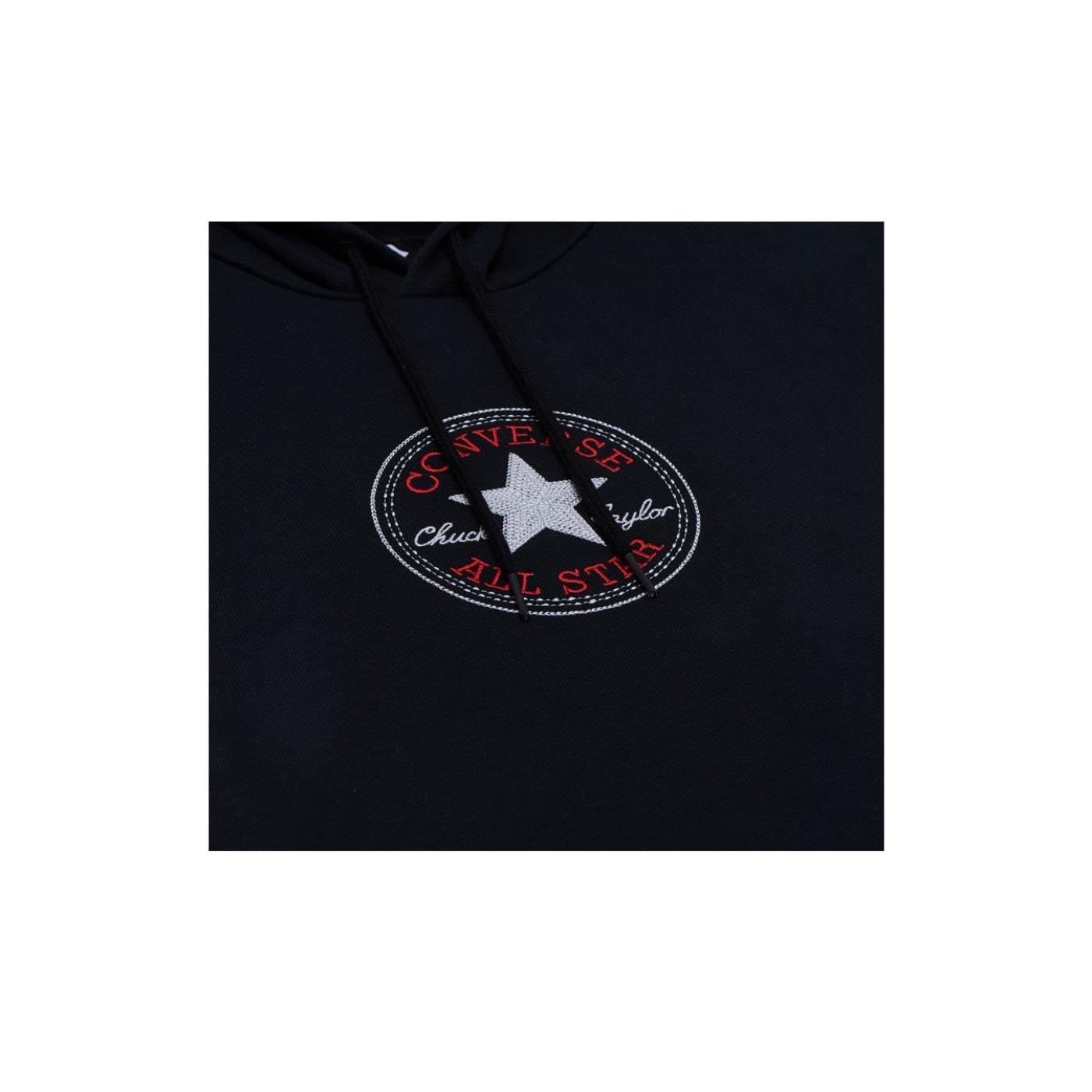 Converse Unisex All Star Hooded bluza z kapturem, czarny, S