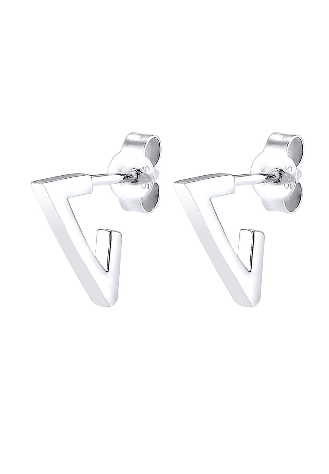 ElliWomen's 925 Sterling Silver Xilion Cut Earring
