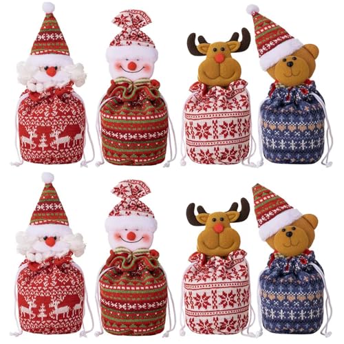 Sacs d'emballage cadeau LASIYUAN 8 pièces pour emballer vite