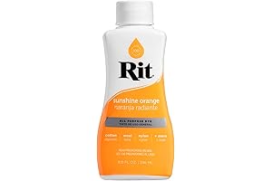 All-Purpose Liquid Fabric Dye, Radiate in Sunshine Orange