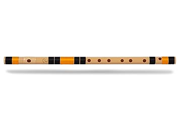 Radhe Flutes PVC Fiber C Natural Bansuri Middle Octave LEFT HANDED - image, photos