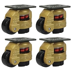 Intrekbare werkbank wielen wielen wielen 4 pack zwenkwielen Heavy Duty Machine Lifting Caster GD-80F industriële plaat…