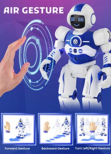 Educuties EC22-5R Robot Toys For Kids,Programmable Remote Control Smart Walking Dancing Robot Toy thumb #2