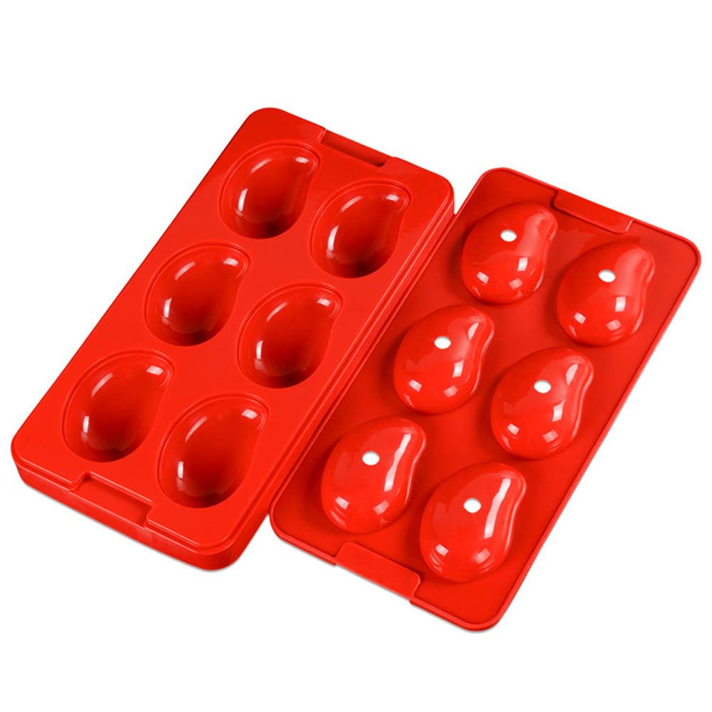 Mango-Backform Aus Silikon - 4-fach 3D Kuchenform Für Mousse & Pudding