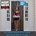 Magic Mesh Deluxe, Black | Magnetic Screen Door, Heavy Duty, Magnetic Closure, Door Net, Patio Screen, Sliding Door Screen, Bug Screen for Doorways, Kid & Pet Friendly | Size 39