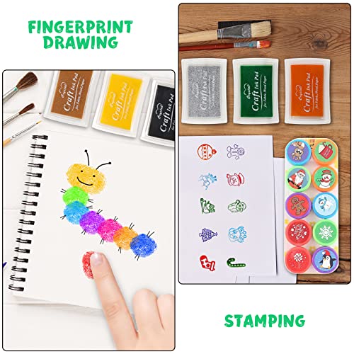 Deayou DE-CRAFTINKPAD-15C30P 30 Pack Rubber Stamp Pad thumb #5
