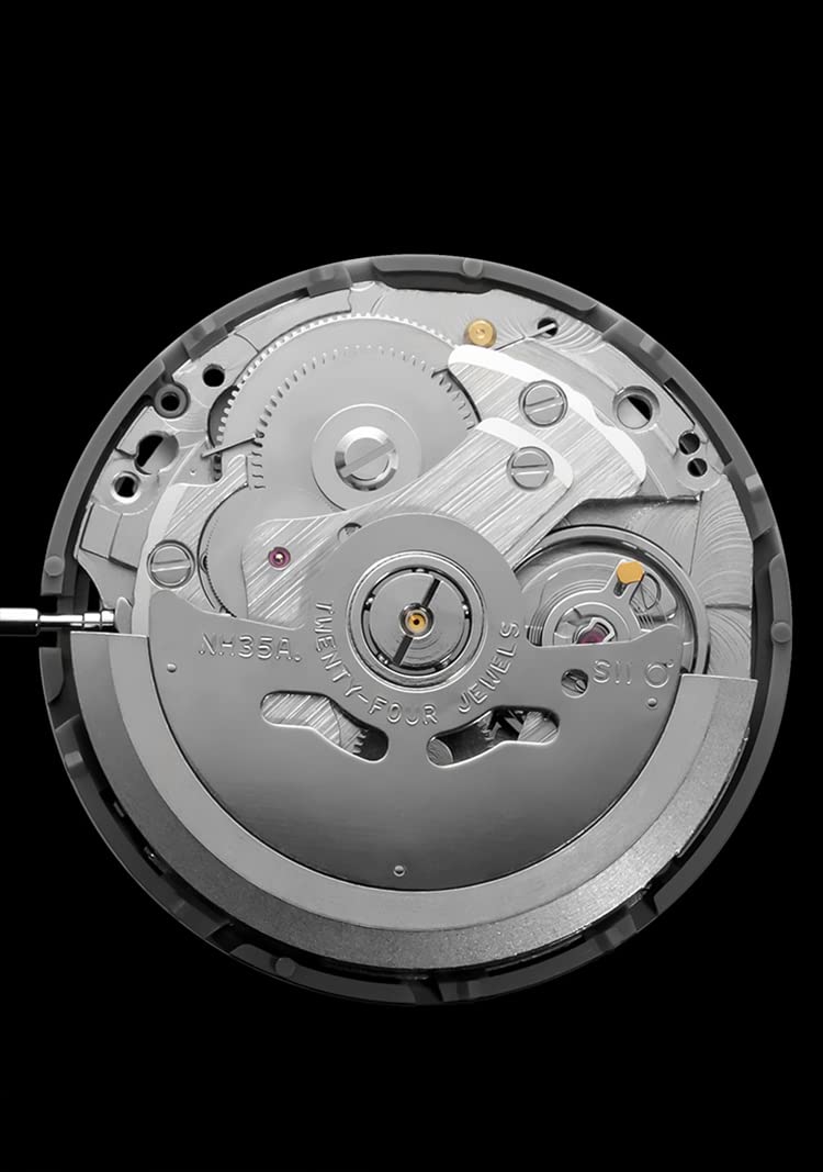RDUNAE/RETANGULA R3 43 mm Herren-Armbanduhr, automatisch, mechanisch, luxuriös, Saphirglas, Taucher-Armbanduhr, Farbe, 1