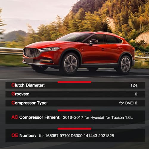 Image of cciyu Air Conditioning Compressor for Hyundai Tucson 1.6L 2016-2017