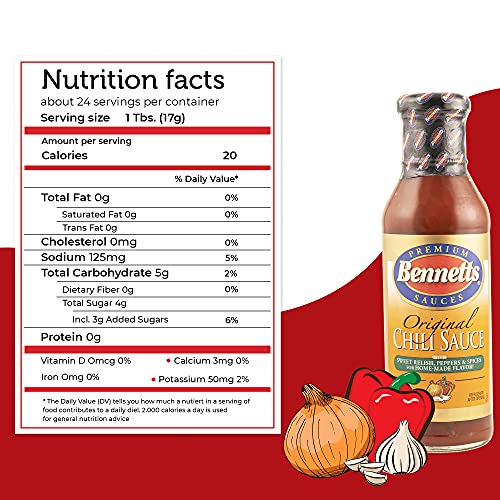 Bennett'S Original Chili Sauce, 12 Oz Bottle, Pack Of 3, Classic Homemade Taste thumb #2