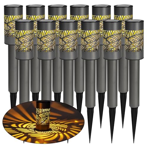 Dazzle Bright solar pathway lights in ground