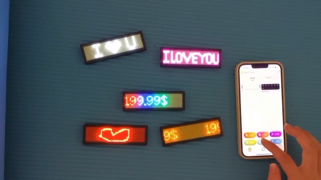 Amazon.com : LED Name Badge, OUHL Upgraded LED Name Tags