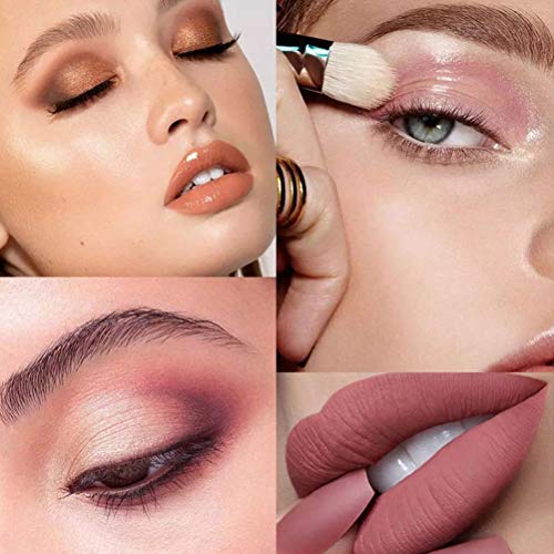 Qhome Alles-in-één make-upset, 27 stuks, professionele make-up-set, draagbare reiscosmetica-set voor meisjes en vrouwen, oogschaduw-markeerstift, lippenstift, rougepenseel, enz - Image 6
