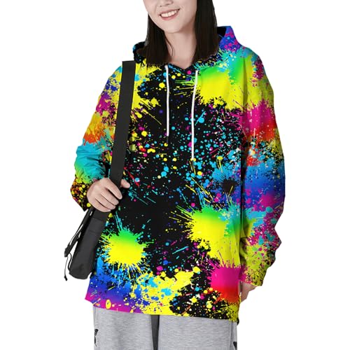 LAIDIPAS Men Women 3D Hooded Hoodies Fashion Long Sleeve Pullover Hooded Sweatshirt Top with Pocket4