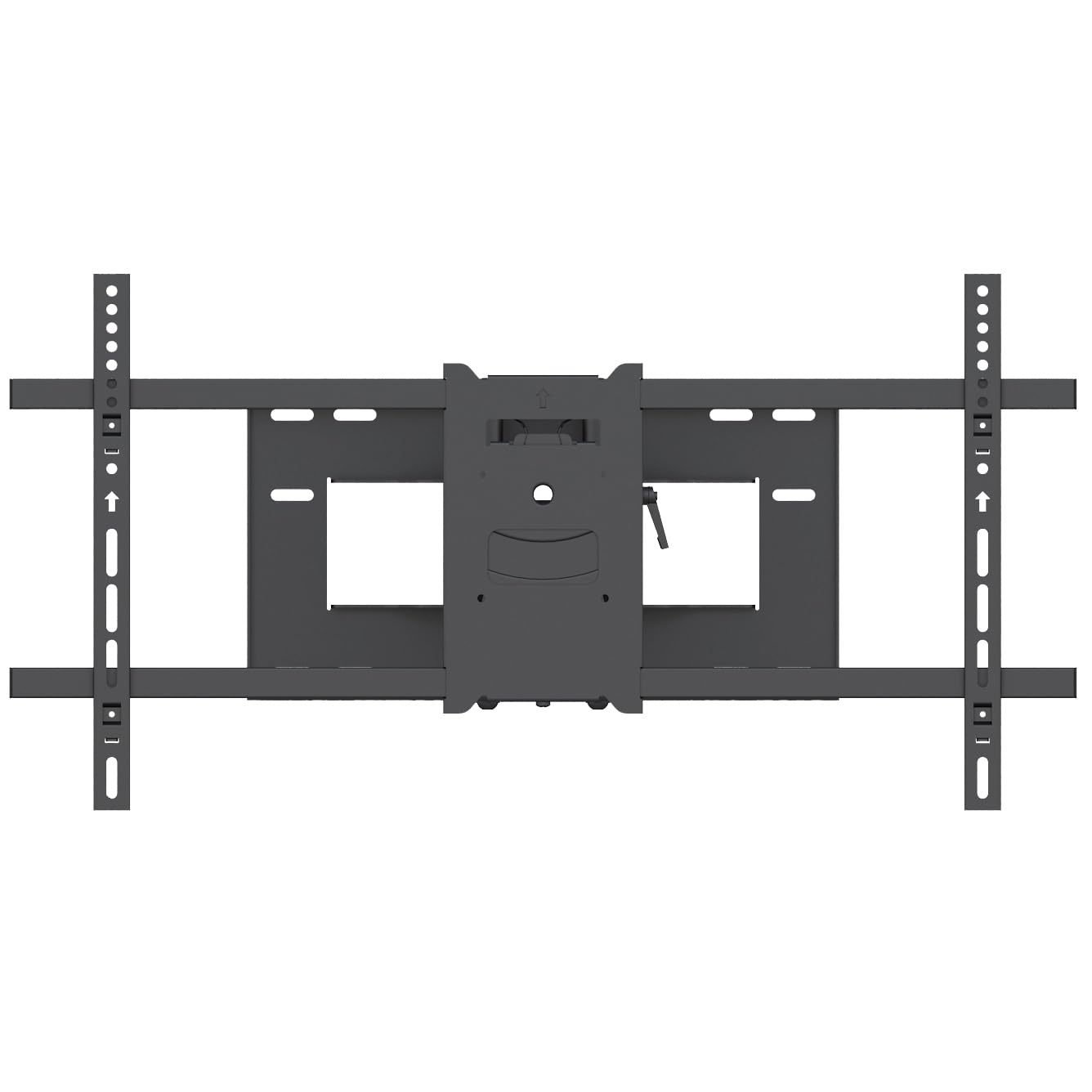 My Wall H 27-2 XL - Supporto da parete per TV allungabile, girevole, inclinabile, girevole, nero