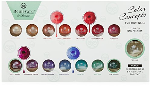 Boulevard de Beauté Color Concepts For Your Nails, 15 Stück