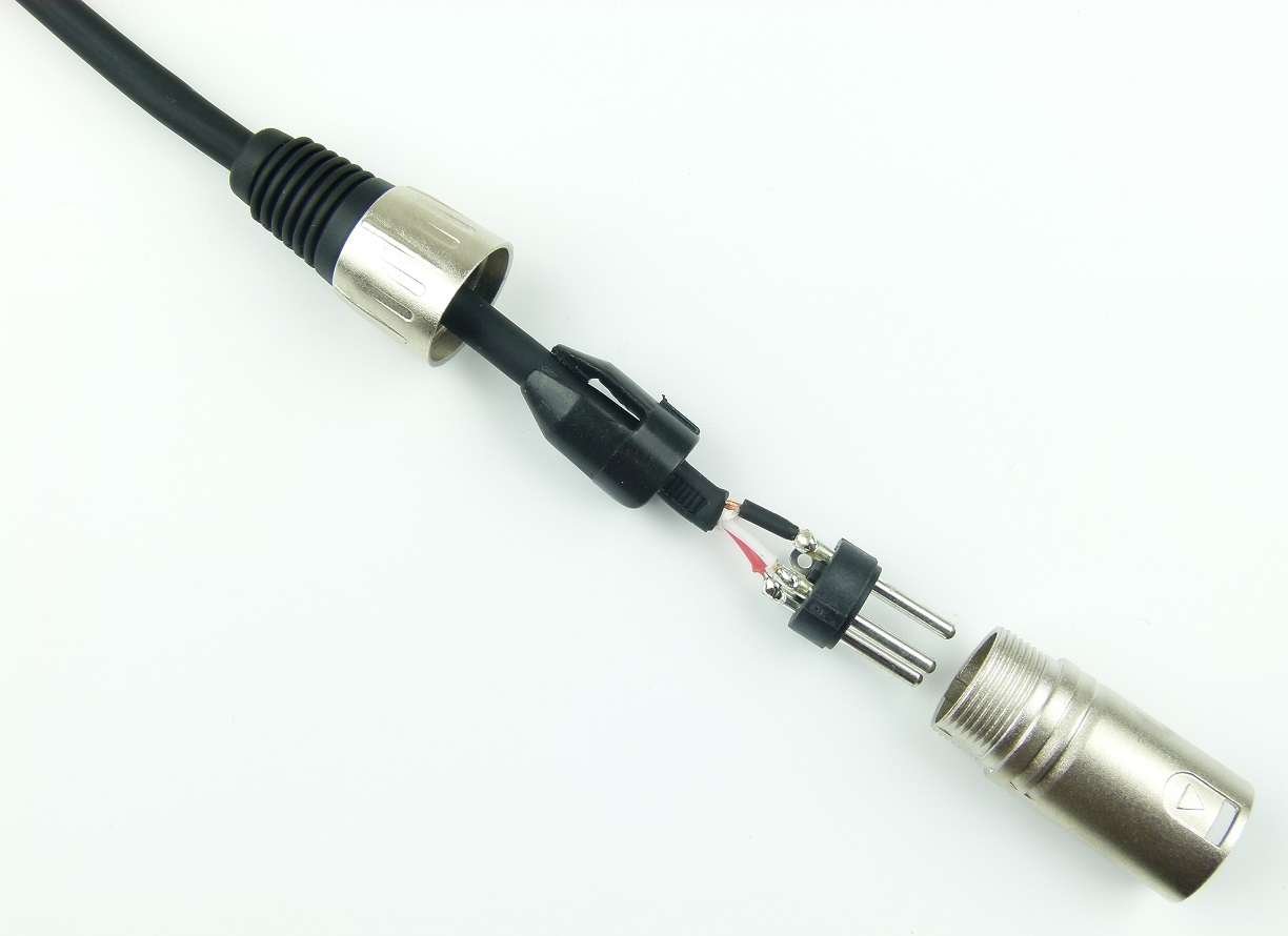 Adam Hall Cables 4 Stück K3MMF2000 Mikrofonkabel XLR female auf XLR male DMX Audio Kabel 3 pol polig (20 m, Schwarz, 4)