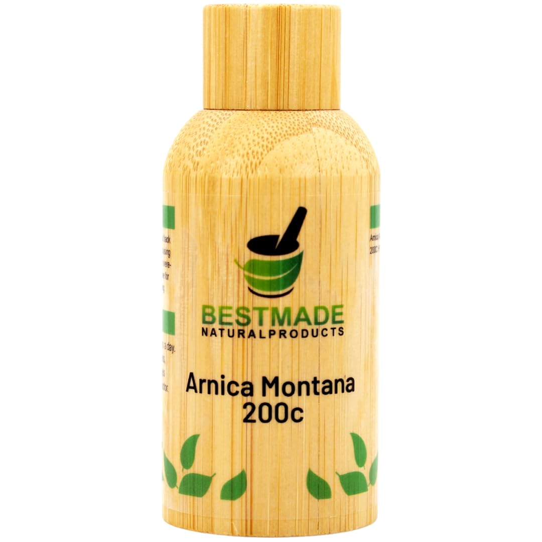 Bestmade Natural Products Turbo Arnica 200C - Comprehensive Arnica Pellets for Muscle Recovery, Soreness Relief, and Holistic Wellness Support, 350 Pellets