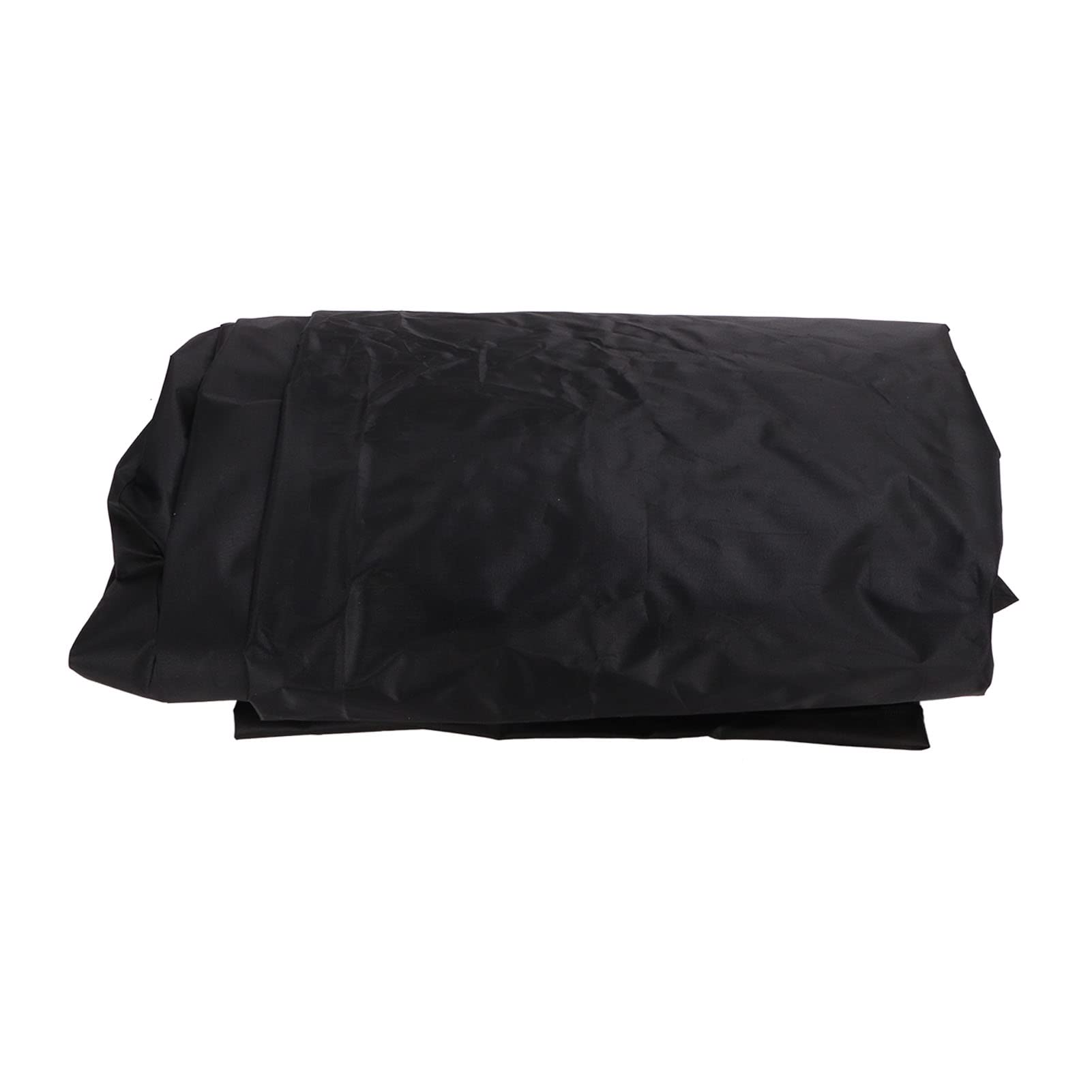 Cubierta de Piscina de 10 pies, Forma Redonda, Tela Oxford, Cubierta de Piscina de Invierno Negra a Prueba de Polvo para Parrilla de Barbacoa