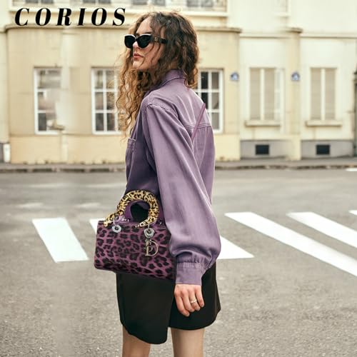 Image of Leopard Print Handbag - Women's PU Leather Crossbody Bag, Waterproof, Fashion Messenger & Satchel Bag