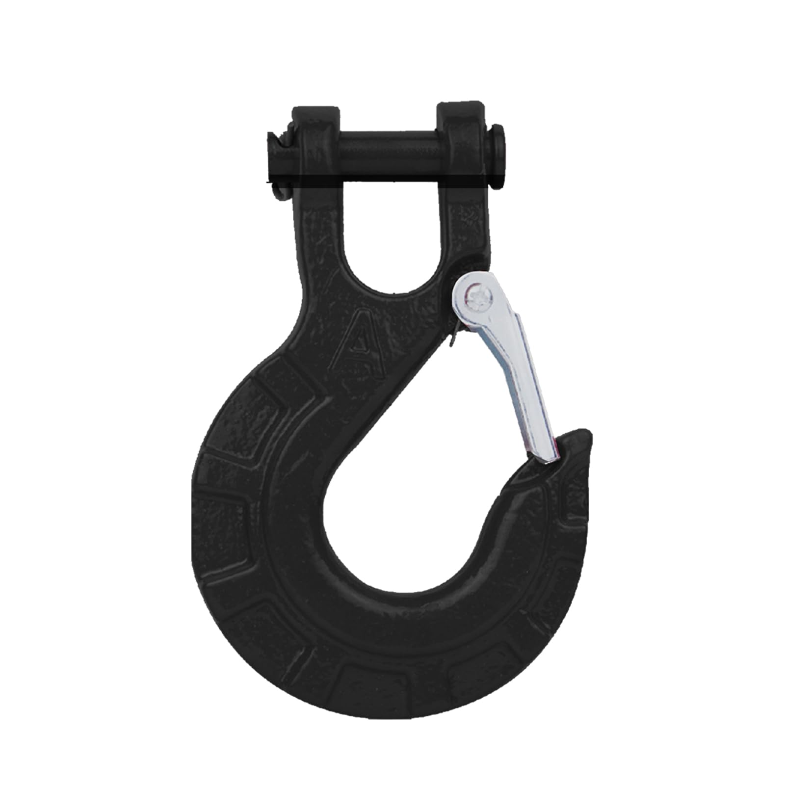 35000Lbs/16T Winch Cable Hook Clevis Rigging Tow Trailer & Latch for Boat/Truck/RV Spring-Loaded Accessories(Black)