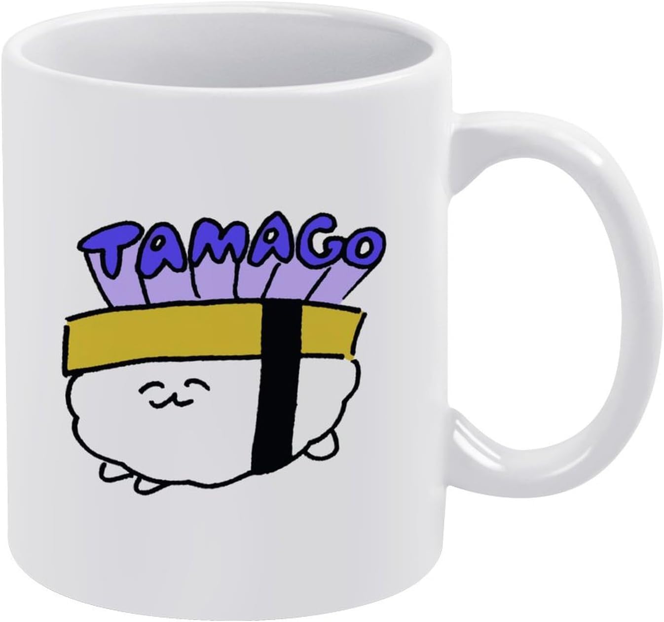 マグカップ おしゅしだよ 磁器カップ 陶器 コーヒーカップ ティーカップ コップ スープカップ 水筒 お茶カップ 飲用カップ 食器コ