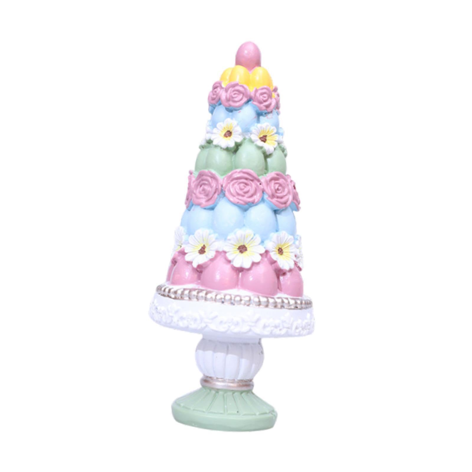 TWISAXC Easter Decoration for Creative Bedroom Party Fine Workmanship Indoor Resin Statue Craft Figurine Resin Craftwork Is