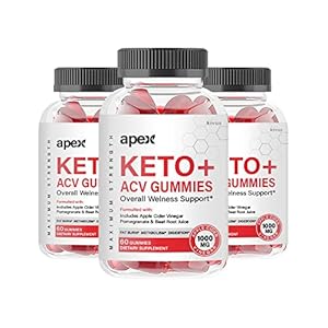 (3 Pack) Apex Keto – Apex Keto+ACV – Apex Keto+ACV Gummies (180 Count)