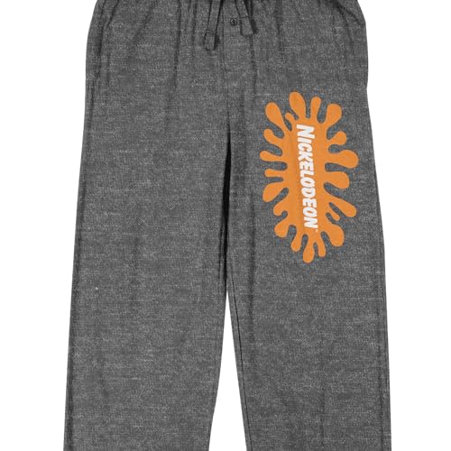 Nickelodeon Classic Logo Men's Heather Gray Sleep Pants2
