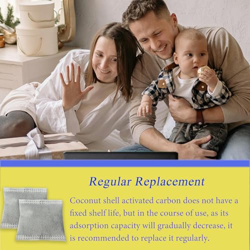 Purifylogix 12Pcs Diaper Pail Deodorizers Odor Absorber Carbon Filter Refills Compatible With Diaper Genie Complete And Expressions Pail thumb #4