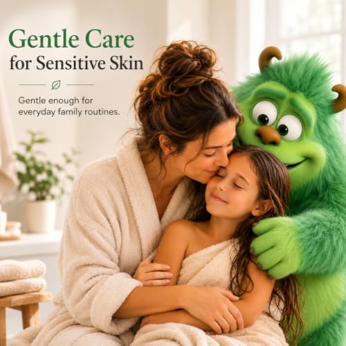 Image of KELEBS Hypoallergenic Kids Soap Bar 2-Pack | Organic & Gentle Chamomile Body Wash for Children | Natural Ingredients | Fun Bath Time