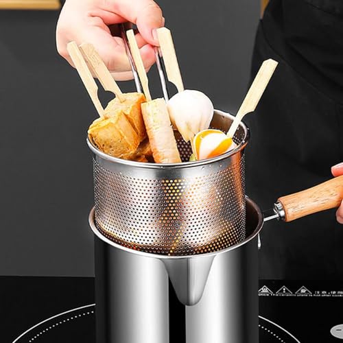 Mini friteuse de camping et cuisine compacte sur de table