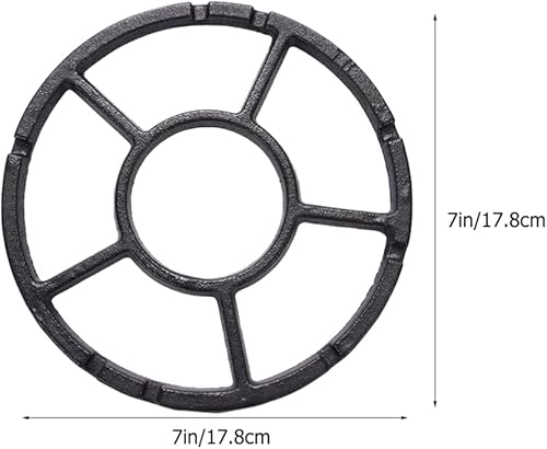 Miniatura 6 de Soporte de estufa de gas 2 piezas Accesorios para estufa de gas, estante de estufa de metal para olla Estante de estufa de gas de metal