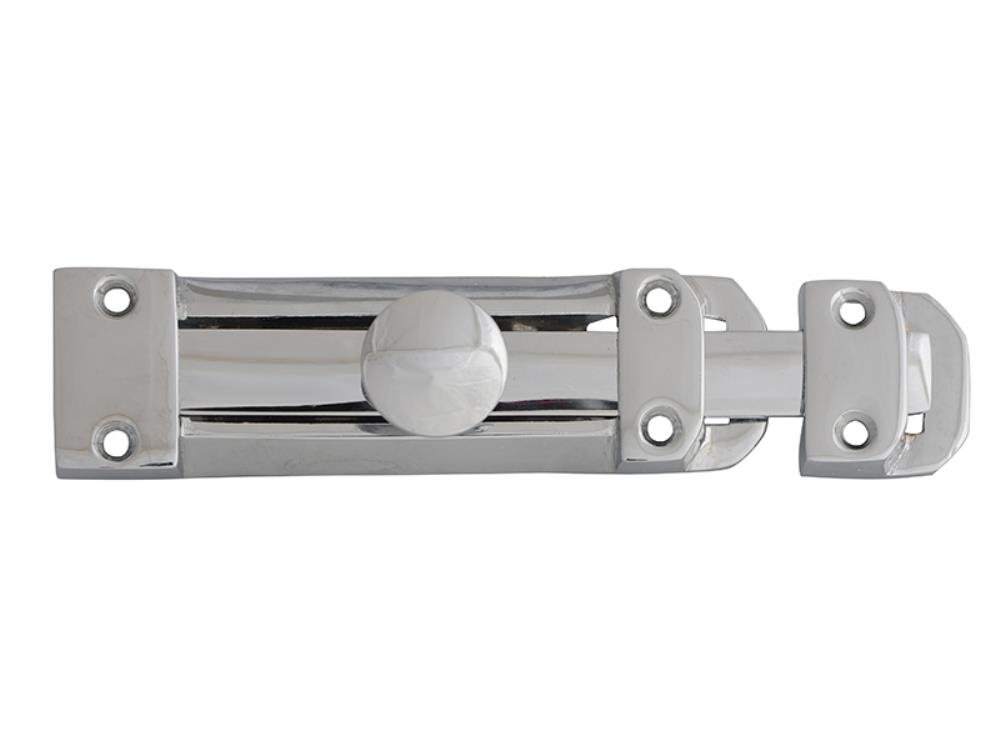 Forge Chrome 150Mm Door Bolt Heavy With Finish