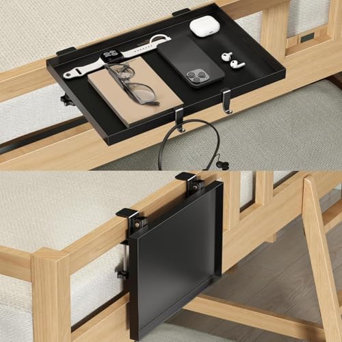 Support pliable de lit superposé avec gestion des câbles intégrée pour chambre - 3