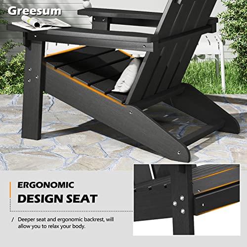 image for Greesum Adirondack Chair Outdoor Accent Furniture Patio Lounge seat fo