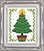 Tobin Christmas Tree Ornament Counted Cross Stitch Kit, 2-Inch x 3-Inch