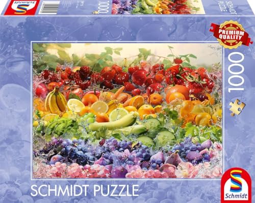 Schmidt Spiele 59770 Puzzle Cocktail de Fruits 1000 Pièces, Multicolore