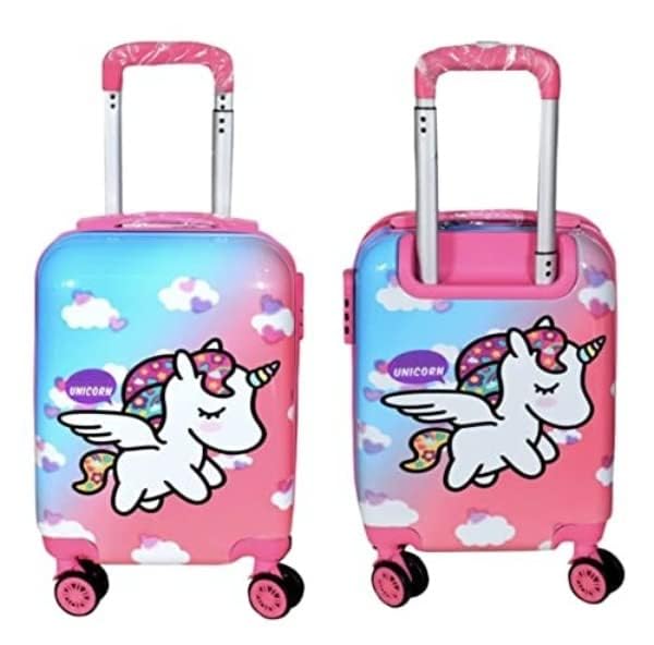 Image of ADSON PC Kids Trolley 360 Rotating Luggage 360 Wheels Non-Breakable Exclusive Edition 20 Inch Kids Hardsided Suitcase with 4 Wheels, 360 Wheel Travel Trolley Bag