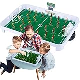 Outtec Tischfußball auf Federn XXL, Fußballspiel, Fußballspielzeug, Fußballspieler, Kickertisch - 50 x 36 cm - für Kinder und Erwachsene - Spielzeug