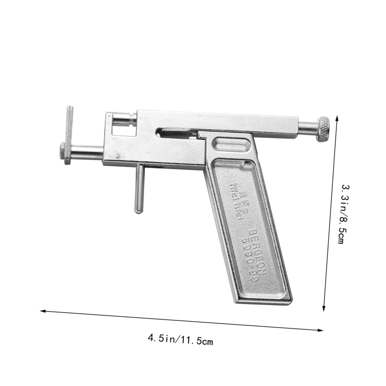 IWOWHERO 80pcs Ear Piercing Studs Stainless Steel Piercing Kit Marking Pen Storage Case Random Color