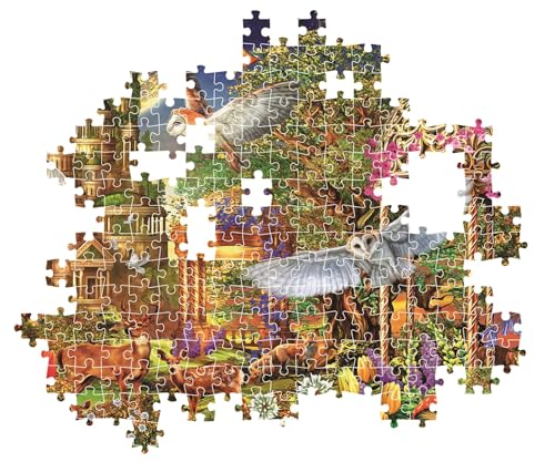 Puzzle Compact 1500 pièces : Jardin Fantastique Forestier Clementoni Puzzles - vue 5
