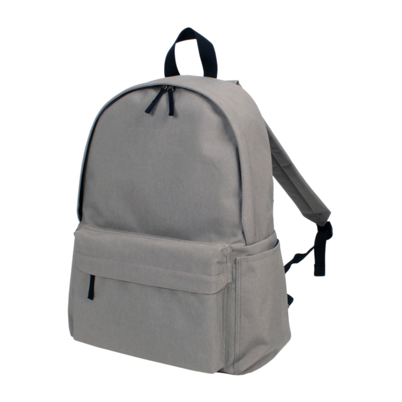 Zaino da Viaggio Blue Lightweight Canvas Backpack Side Slip Pocket Daypack per Lo Studente Scolastico Commute Giornaliero Città Breve All'aperto Travel Carry Bag-Deep Blue-18 Inches