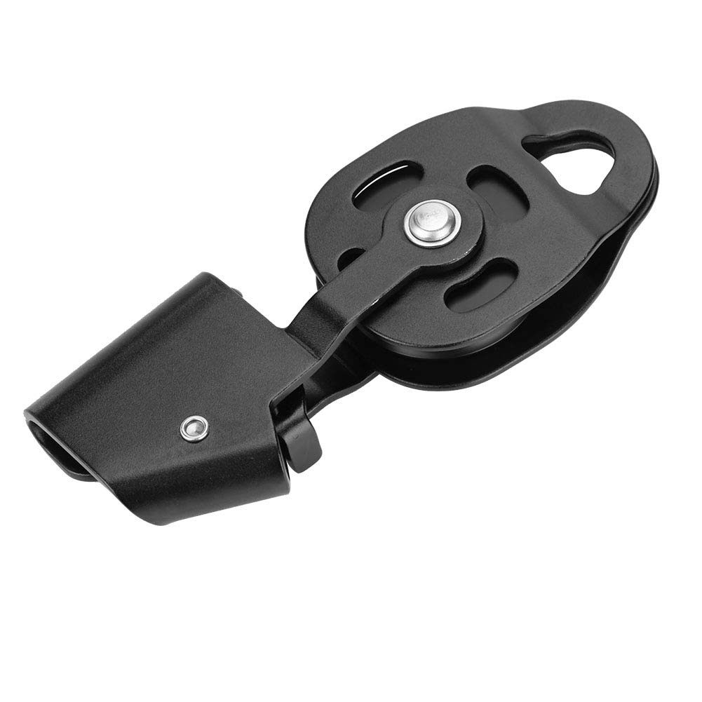 Rescue Single Swivel Pulley Block for Heavy Objects Lifting, MAGNALIUM Alloy Safety Equipment