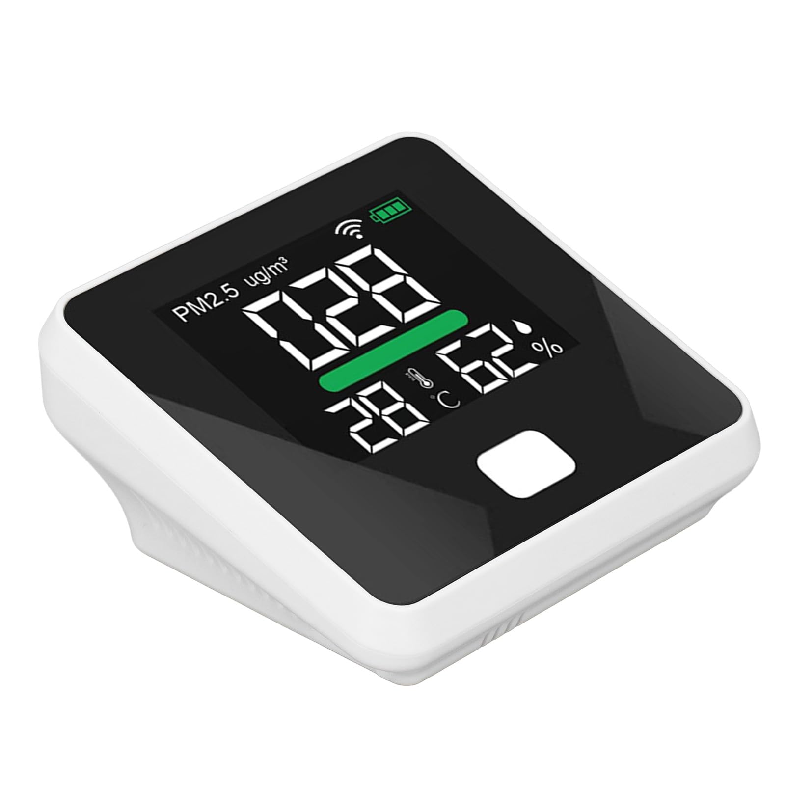 8-in-1 Indoor Air Quality Meter, CO2 Detector, WiFi Air Quality Monitor, CO2 Meter, Detects HCHO, TVOC, Temperature and Humidity with Alarm, for Smart Life Tuya App 8-in-1 Indoor Air Quality Meter, CO2 Detector, WiFi Air Quality Monitor, CO2 Meter, Detects HCHO, TVOC, Temperature and Humidity with Alarm, for Smart Life Tuya App