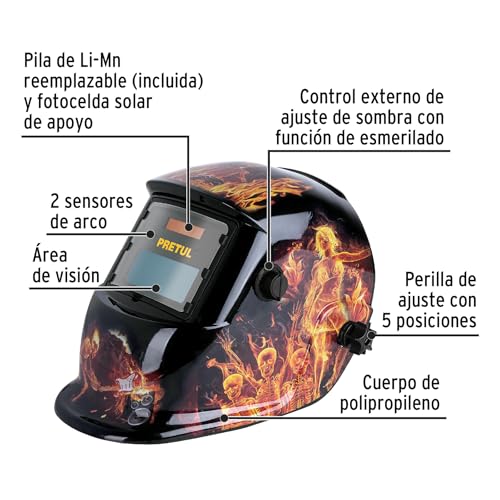 Careta para soldar Truper 25 Imagen adicional
