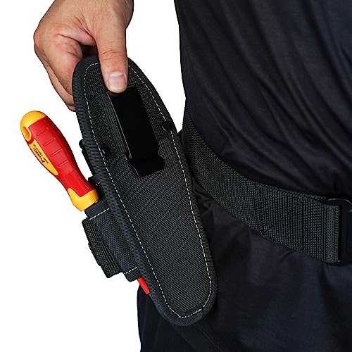 Image of Small Tool Pouch with Belt Clip,Small Tool Holder Pouch, Min Work Organizer Tool Holster and Knife Holder