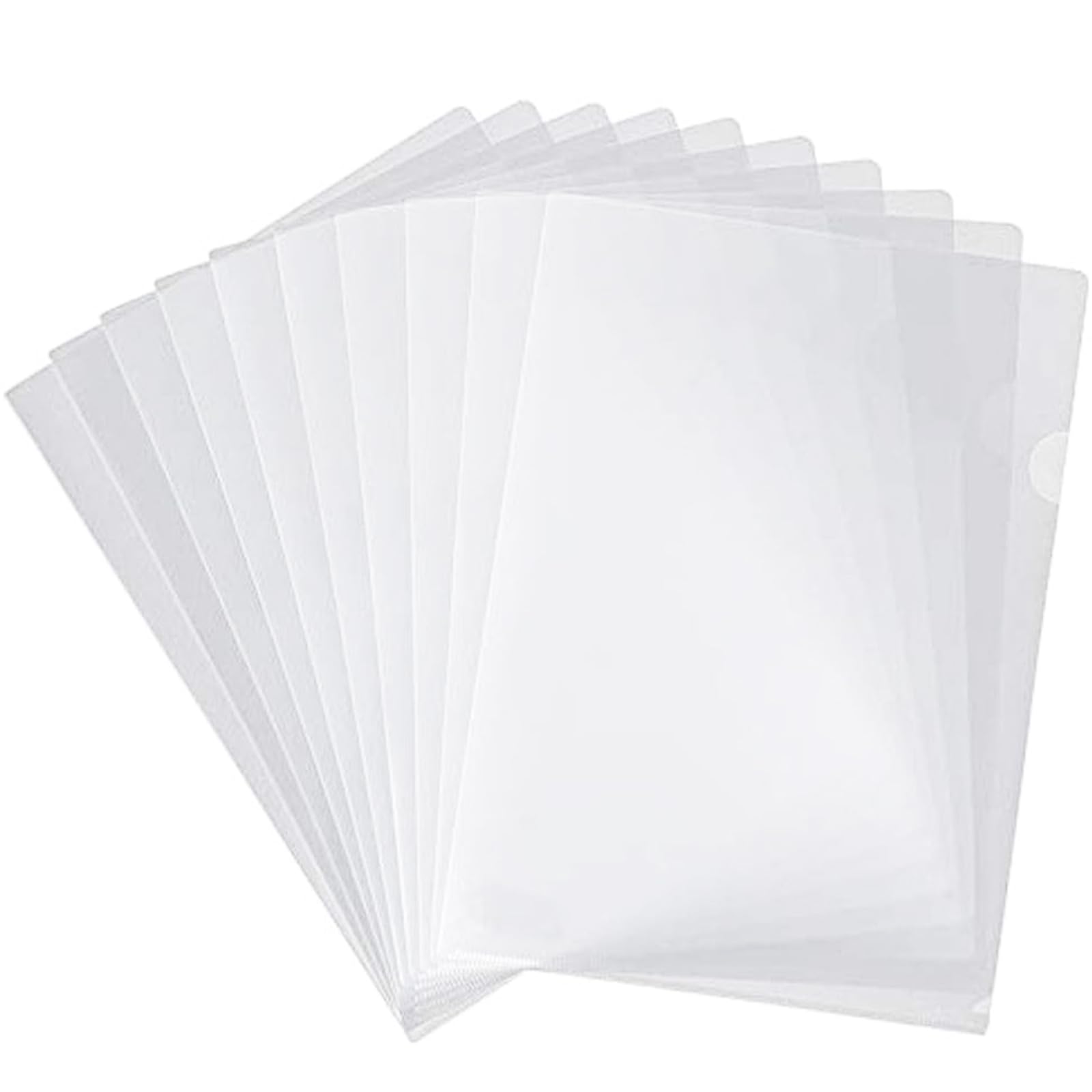 ZODKSNO 30pcs A4 Cut Flush Folders