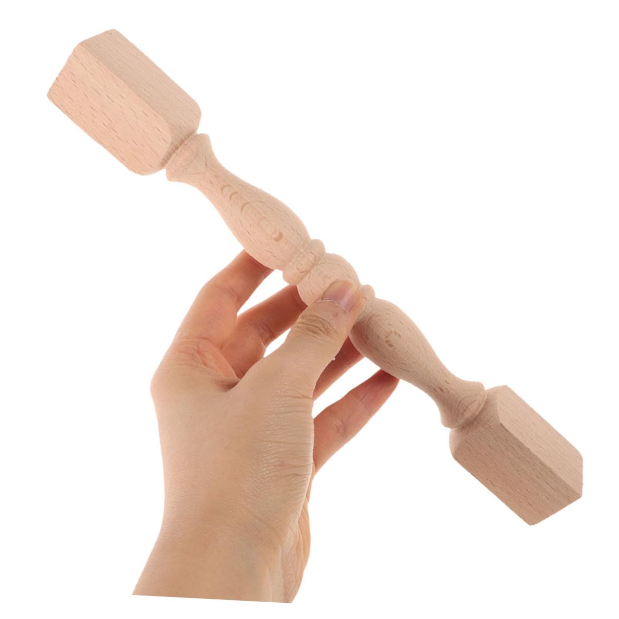 2pcs Solid Wood Staircase Porch Spindles Unfinished Decorative Balusters Posts for Cabinet Wooden Carved Furniture Posts